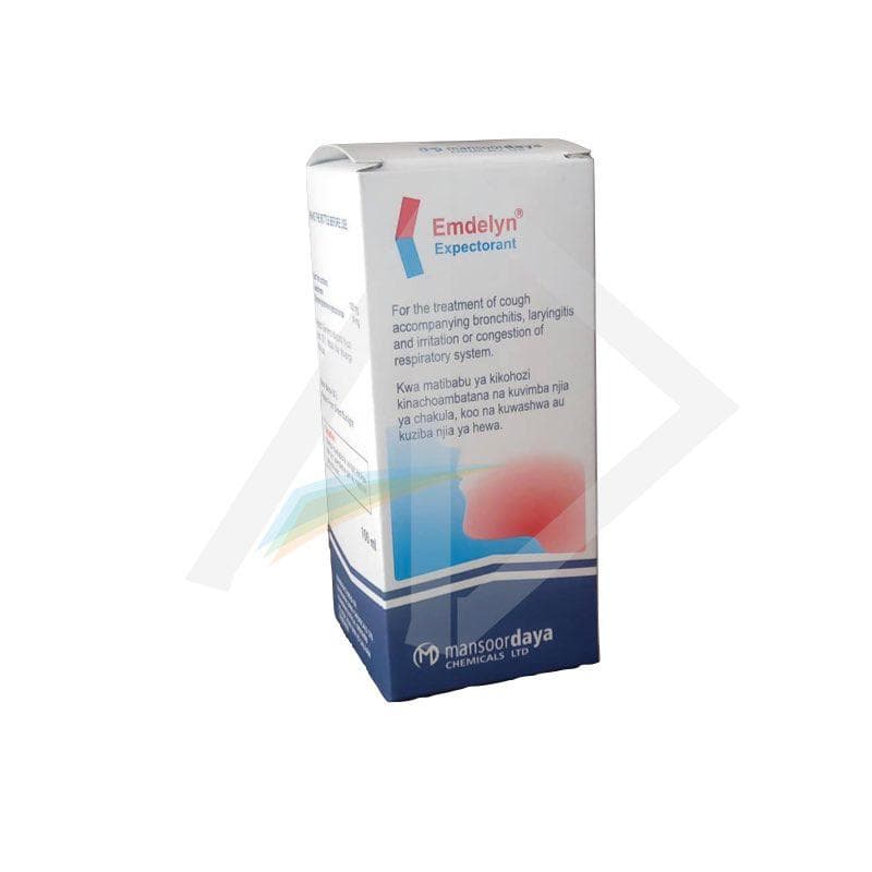 Emdelyn  Adult Expectorant Syrup, 100mls