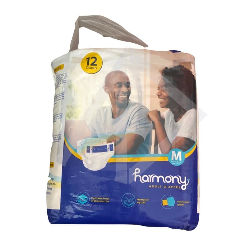 Harmony Adult Diapers,12’s